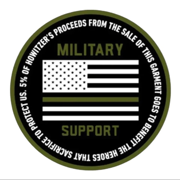 Howitzer Style Men's Button Down Hoodie Flannel Squad Military Grunt - Picture 11 of 11